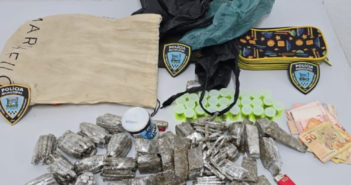 Polícia Municipal de São Sebastião apreende maconha e skank no Itatinga
