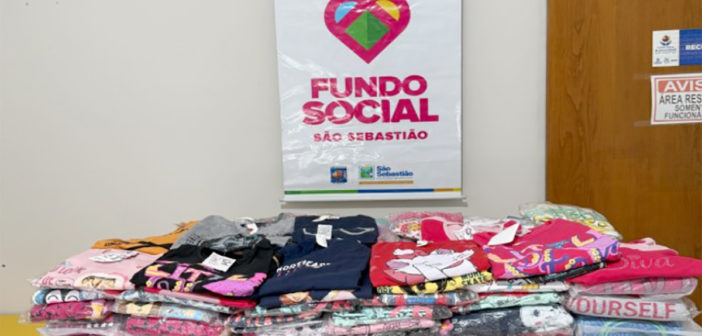 Fundo Social recebe doação de roupas infantis novas da ACESS