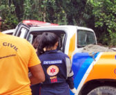 SAMU e Defesa Civil resgatam parturiente e recém-nascido de aldeia alagada